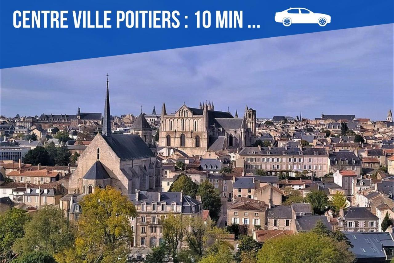 Bel Appartement T2 Climatise Avec Piscine Poitiers-Futuroscope-Creps De Poitiers Vouneuil-sous-Biard Екстер'єр фото