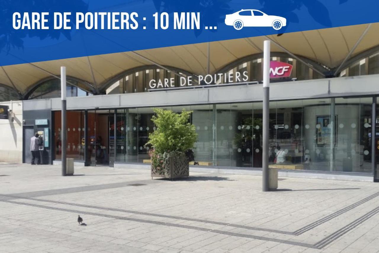 Bel Appartement T2 Climatise Avec Piscine Poitiers-Futuroscope-Creps De Poitiers Vouneuil-sous-Biard Екстер'єр фото